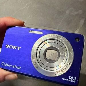 Sony Cyber-shot Metallic Blue Camera